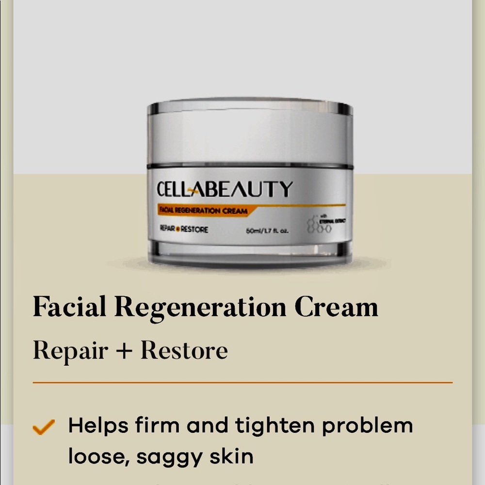 CELLBEAUTY FACIAL REGENERATING CREAM